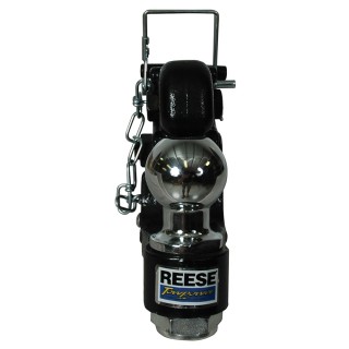 7024100 Reese Towpower Pintle Hook & Ball Combination Fits 2 inch Receiver 12000 lbs. Capacity Hook 2 inch Ball 7000 lbs. Capacity Ball Reese Trailer Tow Hitch Ball Mount W/ 12K Pintle Hook Fits 2" Tow Receiver 7K Ball Rating 2,400 lbs Tongue Weight Chrome