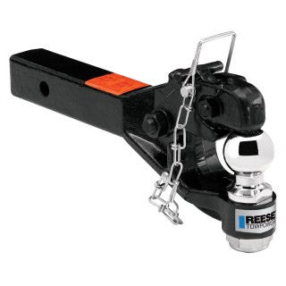 7024200 Reese Towpower Pintle Hook & Ball Combination Fits 2 inch Receiver 12000 lbs. Capacity Hook 2-5/16 inch Ball 12000 lbs. Capacity Ball Reese 12,000 Lbs 2" Receiver Mount 12K Pintle Hook w/ 2-5/16" Trailer Tow Hitch Ball Heavy Duty