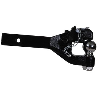 7024200 Reese Towpower Pintle Hook & Ball Combination Fits 2 inch Receiver 12000 lbs. Capacity Hook 2-5/16 inch Ball 12000 lbs. Capacity Ball Reese 12,000 Lbs 2" Receiver Mount 12K Pintle Hook w/ 2-5/16" Trailer Tow Hitch Ball Heavy Duty