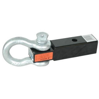 7024600 Reese Towpower Tow Ring Trailer Hitch Ball Mount 8000 lbs. Capacity Fits 2 inch Receiver Black Reese 8K Tow Ring Mount Shackle Fits 2" Trailer Hitch Receiver Accepts Rope or Chain Heavy Duty