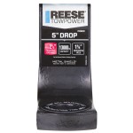 7028200 Reese Towpower Trailer Hitch Ball Mount 13000 lbs. Capacity Heavy Duty Fits 2-1/2 inch Receiver 5 inch Drop Black Reese Class V 13,000 lbs Trailer Hitch Ball Mount Fits 2-1/2" Tow Receiver 5" Drop 3-1/2" Rise 1-1/4" Ball Hole Heavy Duty Black Metal Shield Finish