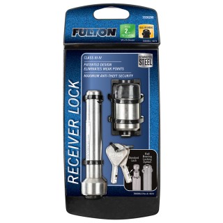 7030288 Fulton Trailer Hitch Lock Fits 2 inch Receiver 5/8 inch Pin Diameter Professional Stainless Steel Fulton Professional Trailer Hitch Lock Ball Bearing System For Marine Use Tongue Tow Receiver 5/8" Pin For 2" Receivers