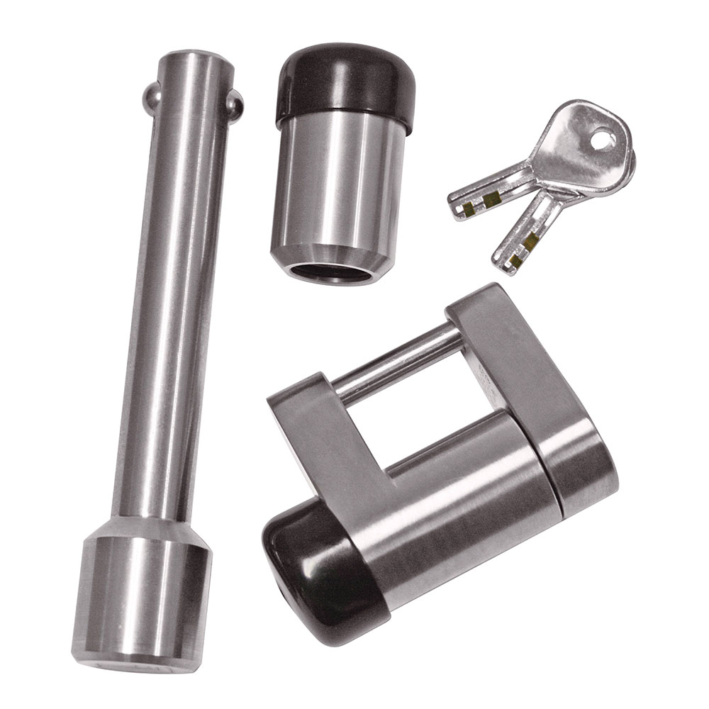 1615210 Receiver Lock IV Hitches Connor Trailer Hitch Lock II 1/2 and 5/8 Chrome Hitch Pins for Class I III 