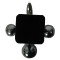 Reese Triple Ball Trailer Hitch Ball Mount w/ Tow Hook Fits 2" Tow Receiver 1-7/8" 2" and 2-5/16" Balls Chrome