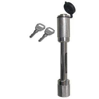 7033200 Reese Towpower Trailer Hitch Lock Fits 2-1/2 inch Receiver 5/8 inch Pin Diameter Dogbone Style Chrome Reese Class 5 Trailer Hitch Lock Tongue Tow Receiver Dog Bone 5/8" Pin 3-1/2" Span Fits 2-1/2" Receivers Chrome