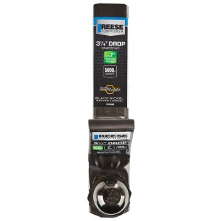 7039300 Reese Towpower Interlock Trailer Hitch Ball Mount Starter Kit 5000 lbs. Capacity Fits 2 inch Receiver 3-1/4 inch Drop Black Nickel Reese 5,000 lbs Ball Mount Kit w/ 2" Ball Pin/Clip Fits 2" Trailer Tow Hitch Receiver 3-1/4" Drop 2" Rise 9-1/2" Long Black Nickel Finish