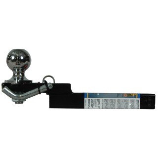 Reese Interlock Class 2 Trailer Tow Starter Kit 1/1/4" Drop 3/4" Rise w/ 2 Inch Chrome Towing Ball 3,500 Lbs Fits 1-1/4" Hitch Opening