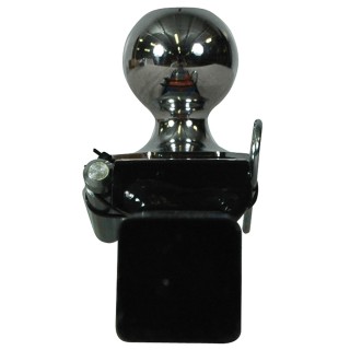 Reese Interlock Class 2 Trailer Tow Starter Kit 1/1/4" Drop 3/4" Rise w/ 2 Inch Chrome Towing Ball 3,500 Lbs Fits 1-1/4" Hitch Opening