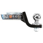 Reese Interlock Class 2 Trailer Tow Starter Kit 2" Drop 3/4" Rise w/ 2 Inch Chrome Towing Ball 3,500 Lbs Fits 1-1/4" Hitch Opening