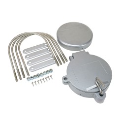 Reese Conduit Carrier Rack for All Truck Bed Racks Attaches Easy Lockable Cast Aluminum Door For use w/ 6" Dia PVC Pipe TransRACK