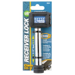 Reese Class 3, 4 and 5 Trailer Hitch Lock Tongue Tow Receive Easy Access 5/8" Pin Fits 2" Receivers Stainless Steel Reese Class 3, 4 and 5 Trailer Hitch Lock Tongue Tow Receive Easy Access 5/8" Pin Fits 2" Receivers Stainless Steel