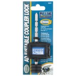 7057330 Reese Towpower Trailer Hitch Coupler Lock Adjustable Stainless Steel Reese Adjustable Trailer Tow Hitch Coupler Tongue Lock Fits Most Couplers w/ 2 Keys 3/16" Pin Diameter Easy Access Adjusts from 5/8" to 3" Packaged