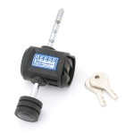 7057430 Reese Towpower Trailer Hitch Coupler Lock Adjustable 360 Degree Head Reese Adjustable Trailer Tow Hitch Coupler Tongue Lock Fits Most Couplers w/ 2 Keys 3/16" Pin Diameter Easy Access Adjusts from 5/8" to 3" Bulk