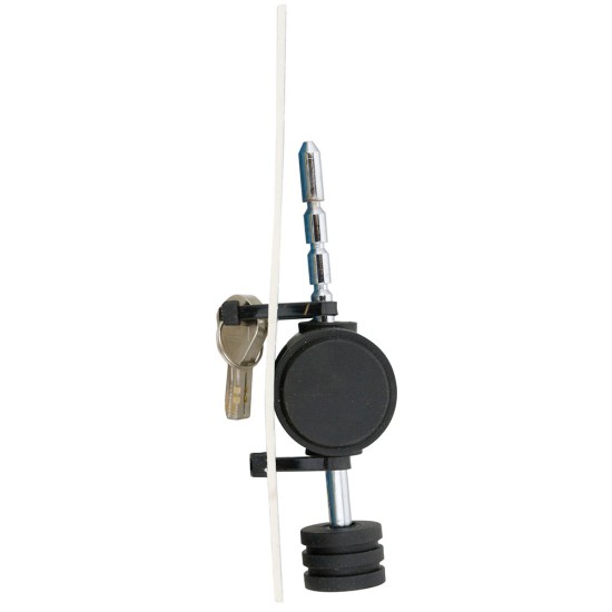 7057430 Reese Towpower Trailer Hitch Coupler Lock Adjustable 360 Degree Head Reese Adjustable Trailer Tow Hitch Coupler Tongue Lock Fits Most Couplers w/ 2 Keys 3/16" Pin Diameter Easy Access Adjusts from 5/8" to 3" Bulk