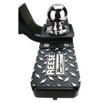 7060200 Reese Towpower Ball Mount Step Reese Trailer Hitch Tow and Go Step Hitch Fits 2" Ball Mount Receiver Bumper Protector