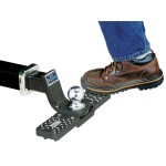 7060200 Reese Towpower Ball Mount Step Reese Trailer Hitch Tow and Go Step Hitch Fits 2" Ball Mount Receiver Bumper Protector