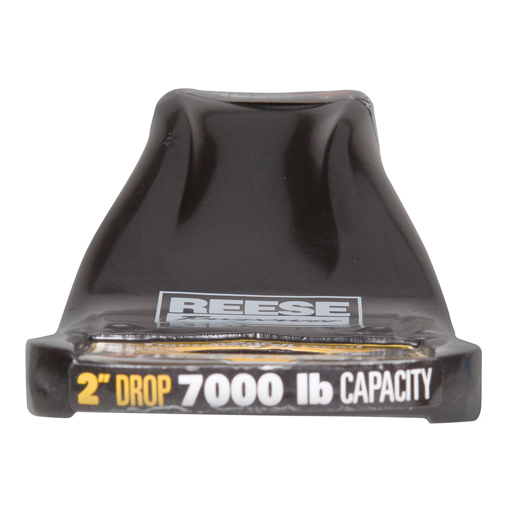 7062811 Reese Towpower Trailer Hitch Ball Mount 7000 lbs. Capacity Fits 2 inch Receiver 2 inch Drop Black Reese 7K Carbon Forged Draw-Bar Ball Mount Fits Class 3 4 and 5 Trailer Tow Hitch w/ 2" Receiver Opening 2" Drop 1/2" Rise 1" Ball Hole Interlock Black