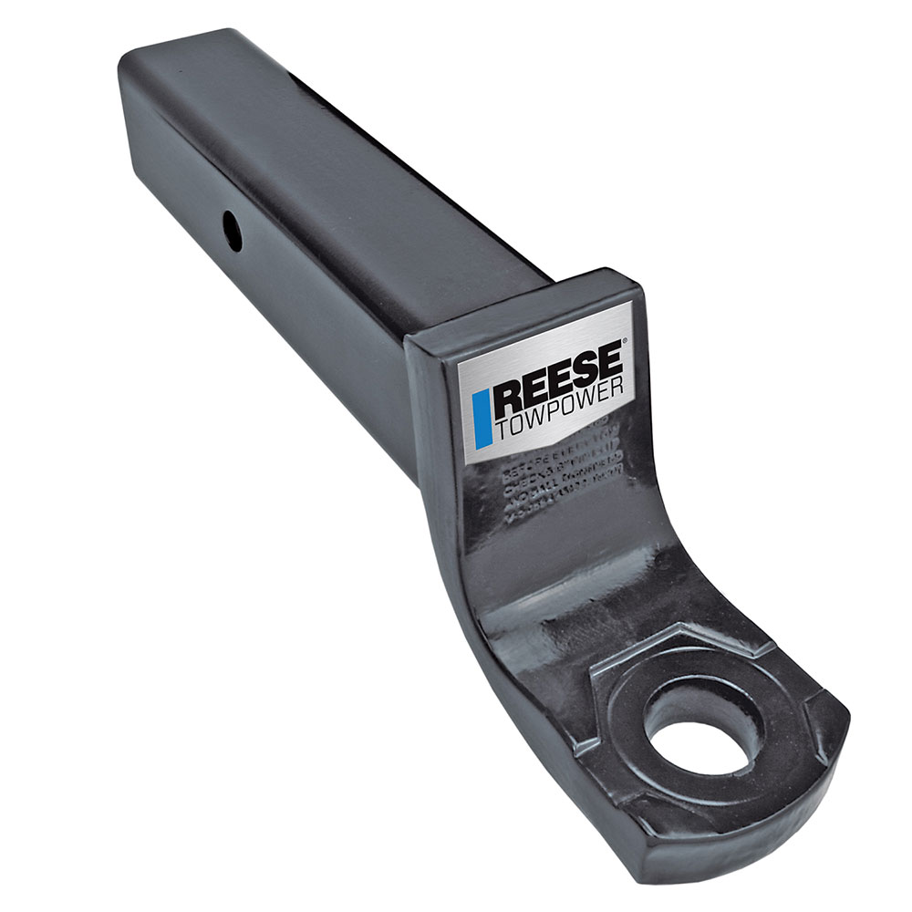 7063200 Reese Towpower Trailer Hitch Ball Mount 14000 lbs. Capacity Heavy Duty Fits 2.5 inch Receiver 3 inch Drop Black Reese 14,000 lbs Trailer Hitch Ball Mount Fits 2-1/2" Tow Receiver 3" Drop 1-1/2" Rise 1-1/4" Ball Hole Heavy Duty MetalShield Finish Interlcok