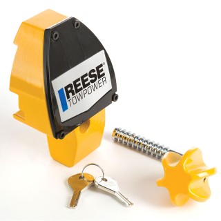 7066900 Reese Towpower Trailer Hitch Coupler Lock Universal Fit Reese Universal Pick Proof Key Adjustable Trailer Tow Hitch Coupler Tongue Lock Fits 1-7/8 In 2 In and 2-5/16 In. Ball Couplers