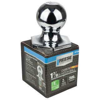 7071200 Reese Towpower Interlock Trailer Hitch Ball 1-7/8 inch Diameter 3500 lbs. Capacity Chrome Reese 1-7/8" 3,500 lbs InterLock Trailer Hitch Tow Ball 1" Shank Diameter x 2" Shank Length Chrome