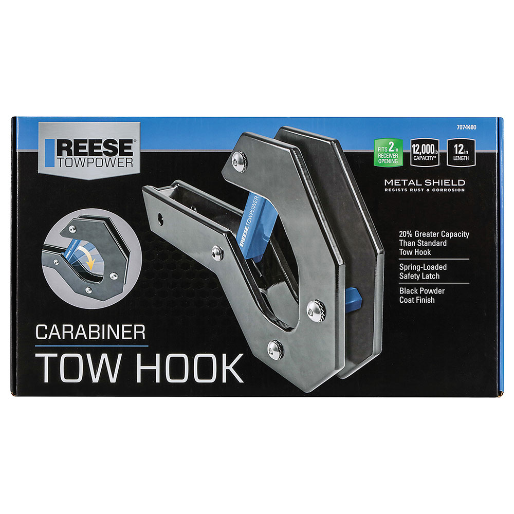 Tow Hooks Reese Carabiner Off Road 10K Straight Pull 5