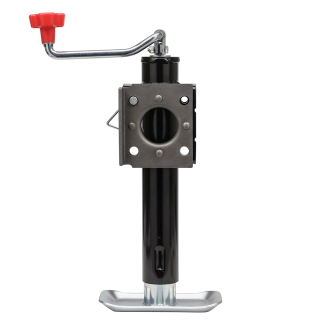 Reese 2K Black Topwind Snap Ring Swivel Trailer Jack Reese 2K Snap Ring Swivel Trailer Jack, Black Topwind, Corrosion Resistant