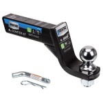 7081000 Reese Towpower Trailer Hitch Ball Mount Starter Kit 7500 lbs. Capacity Fits 2 inch Receiver 4 inch Drop Black Reese Interlock Class 3 Trailer Tow Starter Kit 4" Drop 2-3/4" Rise w/ 2 Inch Chrome Towing Ball 7,500 Lbs Fits 2" Hitch Opening