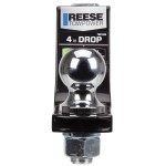 7081000 Reese Towpower Trailer Hitch Ball Mount Starter Kit 7500 lbs. Capacity Fits 2 inch Receiver 4 inch Drop Black Reese Interlock Class 3 Trailer Tow Starter Kit 4" Drop 2-3/4" Rise w/ 2 Inch Chrome Towing Ball 7,500 Lbs Fits 2" Hitch Opening