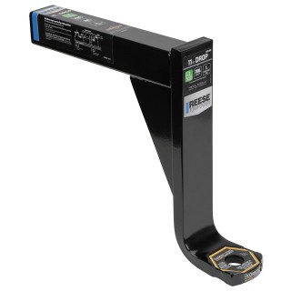 7081300 Reese Towpower Trailer Hitch Ball Mount 7000 lbs. Capacity Fits 2 inch Receiver 11 inch Drop Black Reese 7,000 lbs OEM Black Carbon Forged Trailer Hitch Ball Mount Fits 2" Tow Receiver 11" Drop Use Only 1" Ball Hole InterLock