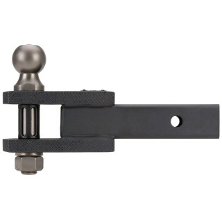 7089244 Reese Tactical Clevis Trailer Hitch Ball Mount 7500 lbs. Capacity Fits 2 inch Receiver Black Reese 7,500 lbs Tactical Trailer Hitch Clevis and Ball Utility Mount Fits 2" Tow Receiver 5/8" Pin Matte Black and Pewter Finish