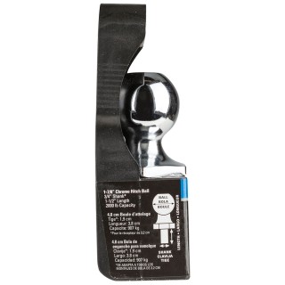 72801 Reese Towpower Interlock Trailer Hitch Ball 1-7/8 inch Diameter 2000 lbs. Capacity Chrome Reese 1-7/8" 2,000 lbs InterLock Trailer Hitch Tow Ball 3/4" Shank Diameter x 1-1/2" Shank Length Chrome Packaged