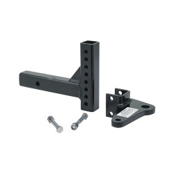 Adjustable Trailer Tow Hitch Ball Mount w/Sway Control Tab 6,000 lbs Fits 2" Receiver Max Drop 5-1/4" Rise 3-3/4" 1" Ball Hole 12" Long Adjustable Trailer Tow Hitch Ball Mount w/Sway Control Tab 6,000 lbs Fits 2" Receiver Max Drop 5-1/4" Rise 3-3/4" 1" Ball Hole 12" Long