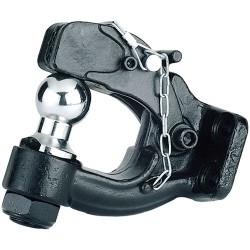 Reese 16K Pintle Hook Receiver w/ 2-5/16" Trailer Tow Hitch Ball Grade 8 Hardware Heavy Duty Reese 16K Pintle Hook Receiver w/ 2-5/16" Trailer Tow Hitch Ball Grade 8 Hardware Heavy Duty