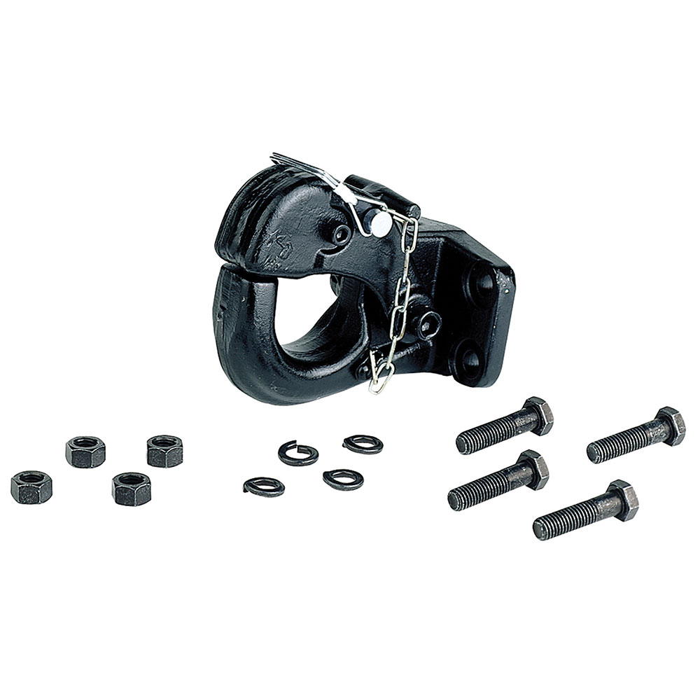74118 Reese Towpower Pintle Hook Bolt-On 20000 lbs. Capacity Reese 10 Ton Regular Pintle Hook Trailer Tow Hitch Receiver 20,000 lbs Grade 8 Hardware Heavy Duty