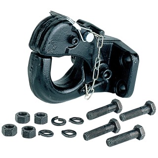 74119 Reese Towpower Pintle Hook Bolt-On 30000 lbs. Capacity Reese 15 Ton Regular Pintle Hook Trailer Tow Hitch Receiver 30,000 lbs Grade 8 Hardware Heavy Duty