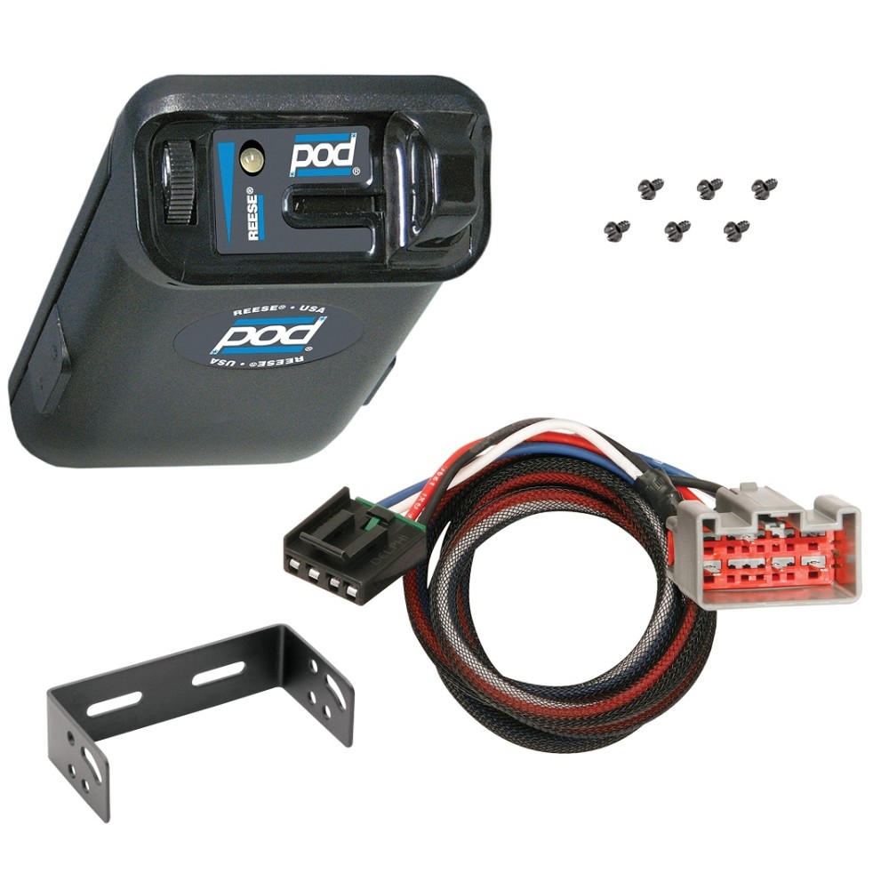 Brake Control Unit Mounting hardware and bracket Vehicle specific Plug and Play Wiring Adapter 74377 3036 Reese Reese POD Trailer Brake Control 09-22 F-150 Electric Trailer Brakes Module Box Controller 1-2 Axle 09 10 11 12 13 14 15 16 17 18 19 20 21 22 2 Reese POD Trailer Brake Control for 09-22 Ford F-150 Electric Trailer Brakes Module Box Controller 1-2 Axle