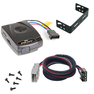 Brake Control Unit Mounting hardware and bracket Vehicle specific Plug and Play Wiring Adapter  74378 3070 Reese Reese Pilot Trailer Brake Control 09-25 Honda Pilot 19-22 Passport Electric Trailer Brakes Module Box Controller 1-3 Axle 09 10 11 12 13 14 15 Reese Pilot Trailer Brake Control for 09-25 Honda Pilot 19-22 Passport Electric Trailer Brakes Module Box Controller 1-3 Axle