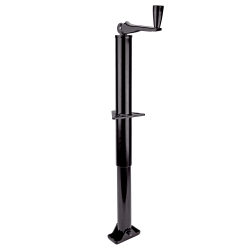 Reese 2K A-Frame Trailer Jack 14" Lift Detachable Footplate Black Powdercoat Inner and Outer Tube Topwind Round Jack Corrosion Resistant 5 Year Warranty