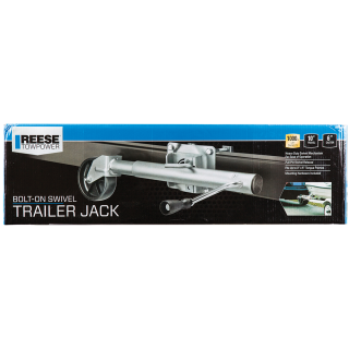Reese 1000 lbs Zinc Wheel Trailer Jack Snap Ring Swivel Reese 1000 lbs Trailer Jack, Zinc Wheel, Snap Ring Swivel, for Marine Use