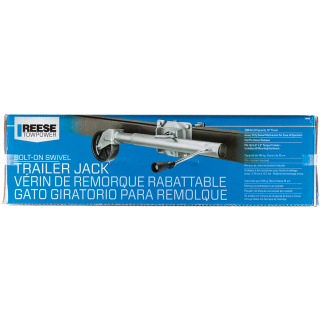 Reese 1000 lbs Zinc Wheel Trailer Jack Snap Ring Swivel Reese 1000 lbs Trailer Jack, Zinc Wheel, Snap Ring Swivel, for Marine Use