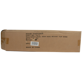 Reese 600 lbs Zinc Trailer Jack 6" Wheel Reese 600 lbs Trailer Jack with 6 Inch Wheel, Zinc, for Marine and Boat Use
