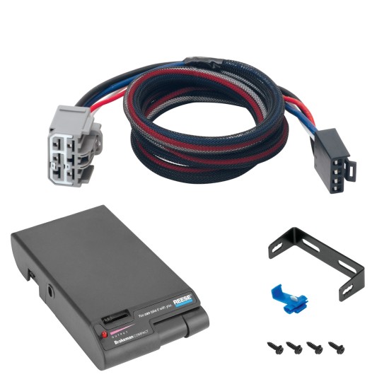 Brake Control Unit Mounting hardware and bracket Vehicle specific Plug and Play Wiring Adapter  74642 3026 Reese Trailer Brake Control 07-16 GMC Acadia 17 Acadia Limited Electric Trailer Brakes Module Box Controller 1-2 Axle 07 08 09 10 11 12 13 14 15 16  Trailer Brake Control for 07-16 GMC Acadia 17 Acadia Limited Electric Trailer Brakes Module Box Controller 1-2 Axle