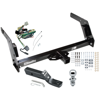 Class 3 III Black 2" Receiver Tube Rear Bumper Trailer Tow Hitch Towing Mount