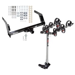 Trailer Tow Hitch For 84-95 Toyota Pickup Except T-100 w/ 4 Bike Carrier Rack Trailer Tow Hitch For 84-95 Toyota Pickup Except T-100 w/ 4 Bike Carrier Rack
