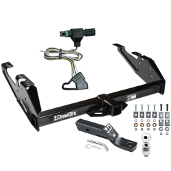 Trailer Tow Hitch For 88-91 Chevy GMC C/K Pickup Crew Cab ONLY w/ Wiring and 2" Ball Trailer Tow Hitch For 88-91 Chevy GMC C/K Pickup Crew Cab ONLY w/ Wiring and 2" Ball