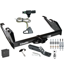 Trailer Tow Hitch For 88-91 Chevy GMC C/K Pickup Crew Cab ONLY Wiring 2" Ball and Lock Trailer Tow Hitch For 88-91 Chevy GMC C/K Pickup Crew Cab ONLY Wiring 2" Ball and Lock