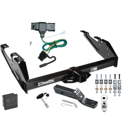 Trailer Tow Hitch For 88-00 Chevy GMC C/K Pickup Deluxe Package Wiring 2" Ball and Lock Trailer Tow Hitch For 88-00 Chevy GMC C/K Pickup Deluxe Package Wiring 2" Ball and Lock