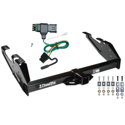 Trailer Tow Hitch For 88-00 Chevy GMC C/K Pickup w/ Wiring Harness Kit Trailer Tow Hitch For 88-00 Chevy GMC C/K Pickup w/ Wiring Harness Kit