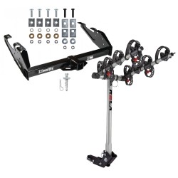 Trailer Tow Hitch For 88-00 Chevy GMC C/K Series Pickup w/ 4 Bike Carrier Rack Trailer Tow Hitch For 88-00 Chevy GMC C/K Series Pickup w/ 4 Bike Carrier Rack