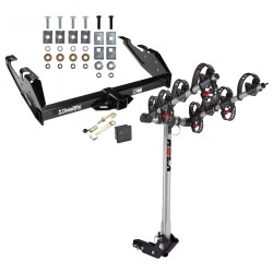 Trailer Tow Hitch For 88-00 Chevy GMC C/K Series Pickup 4 Bike Rack w/ Hitch Lock and Cover Trailer Tow Hitch For 88-00 Chevy GMC C/K Series Pickup 4 Bike Rack w/ Hitch Lock and Cover